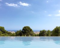 Nuevas villas con vistas al mar y golf en Benidorm, Costa Blanca