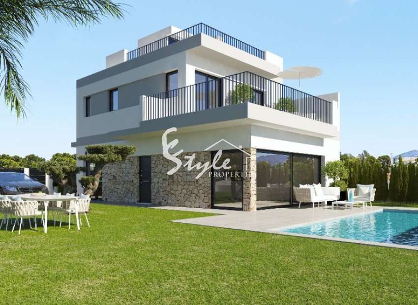 Nuevas villas en venta en San Miguel de Salinas, Alicante, Costa Blanca, España.ON1631
