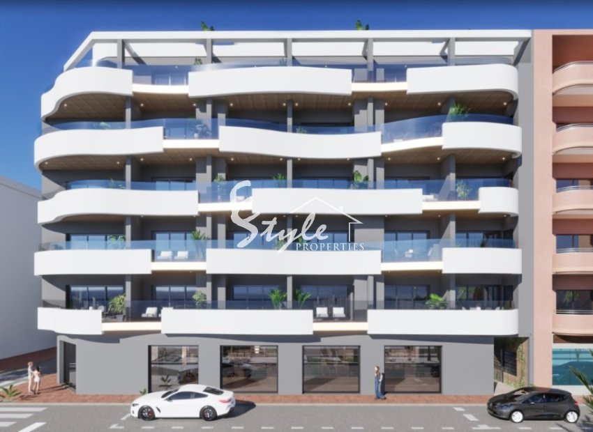 Penthouses near the sea in Torrevieja, Costa Blanca, Spain.ON1712_A