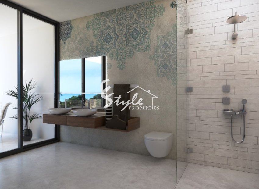 Promoción en Dehesa de Campoamor. Complejo de villas independientes con piscina privada cerca del mar en Orihuela Costa.