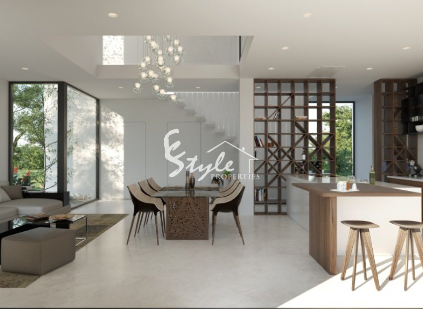 Promotion in Dehesa de Campoamor. Complex of independent villas with private pool near the sea in Orihuela Costa.