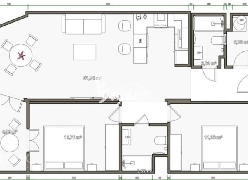 Resale - Apartamento - PALMA - Sant Agustí