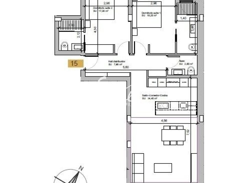 Resale - Apartment - Las Colinas - Las Colinas Golf
