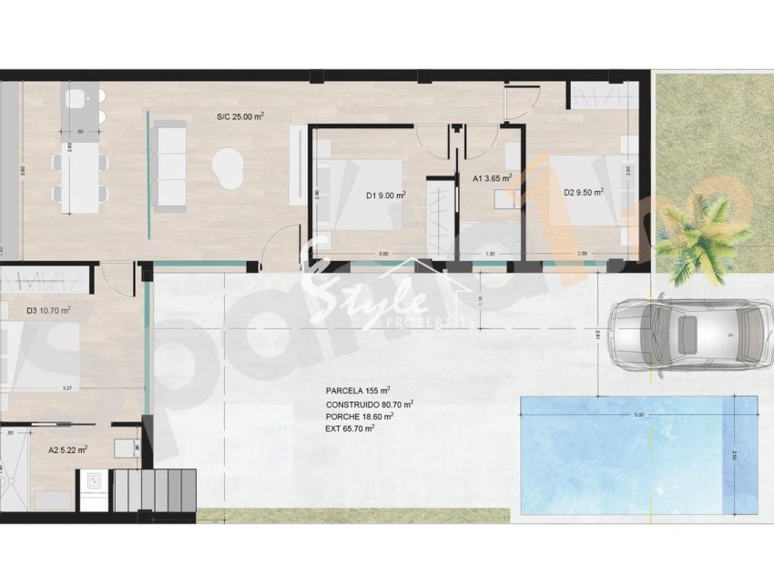 Resale - Villa - Torre Pacheco - Roldán