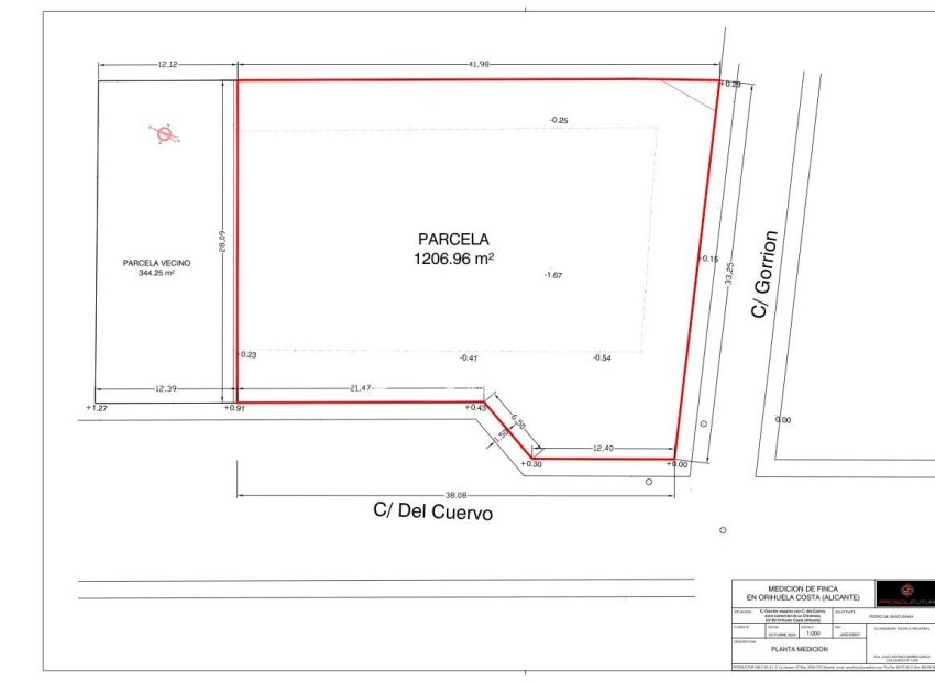 Reventa - Parcela - Orihuela-Costa - La Florida