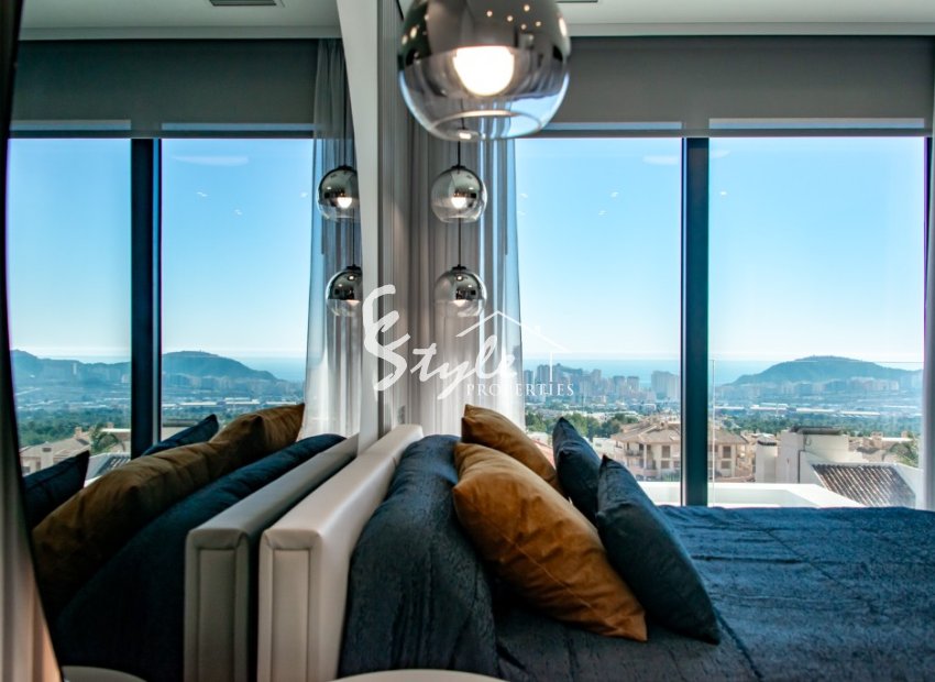 Se vende nueva villa de lujo con vistas al mar en Finestrat, Costa Blanca, España. ON1778