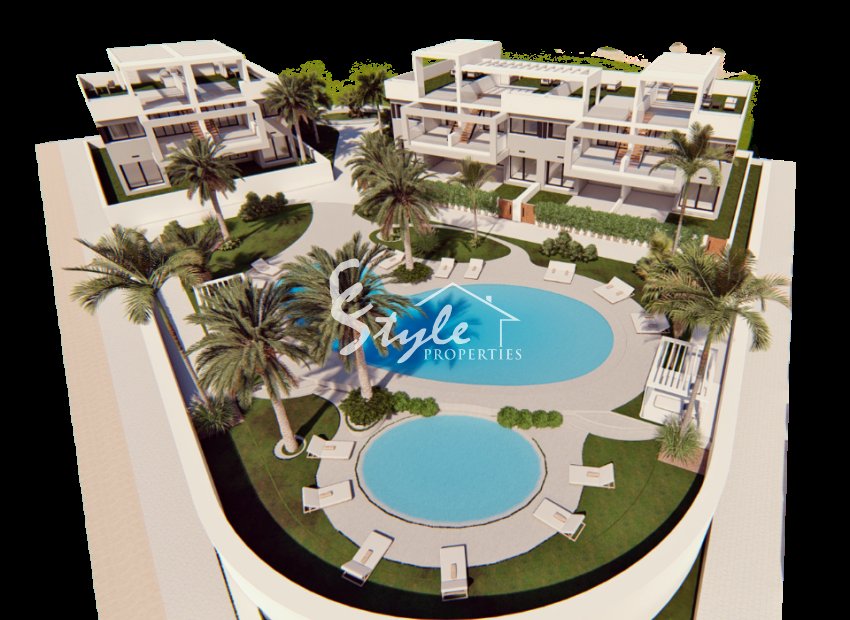 Se venden apartamentos de 2 dormitorios en complejo residencial a estrenar cerca de Pink Lagoon en Torrevieja, Costa Blanca. ID ON1118