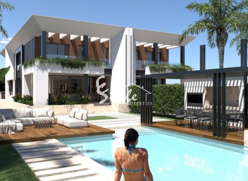 Villa de lujo de nueva construcción en venta en Los Balcones, Torrevieja, Costa Blanca. ON1804