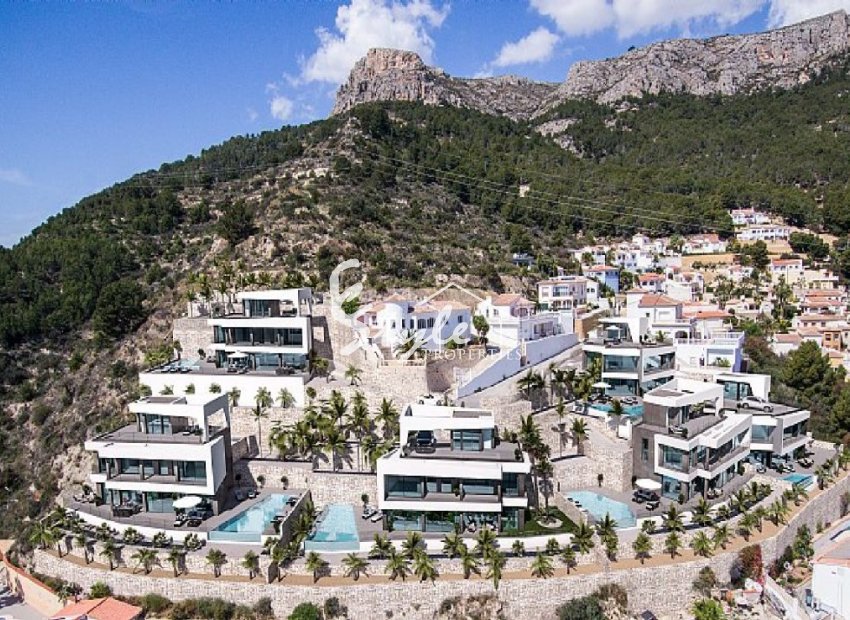 Villa de lujo de obra nueva en venta en Calpe, Costa Blanca, España. ON1501