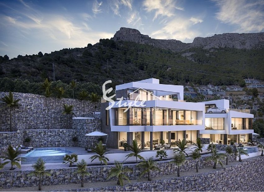 Villa de lujo de obra nueva en venta en Calpe, Costa Blanca, España. ON1501