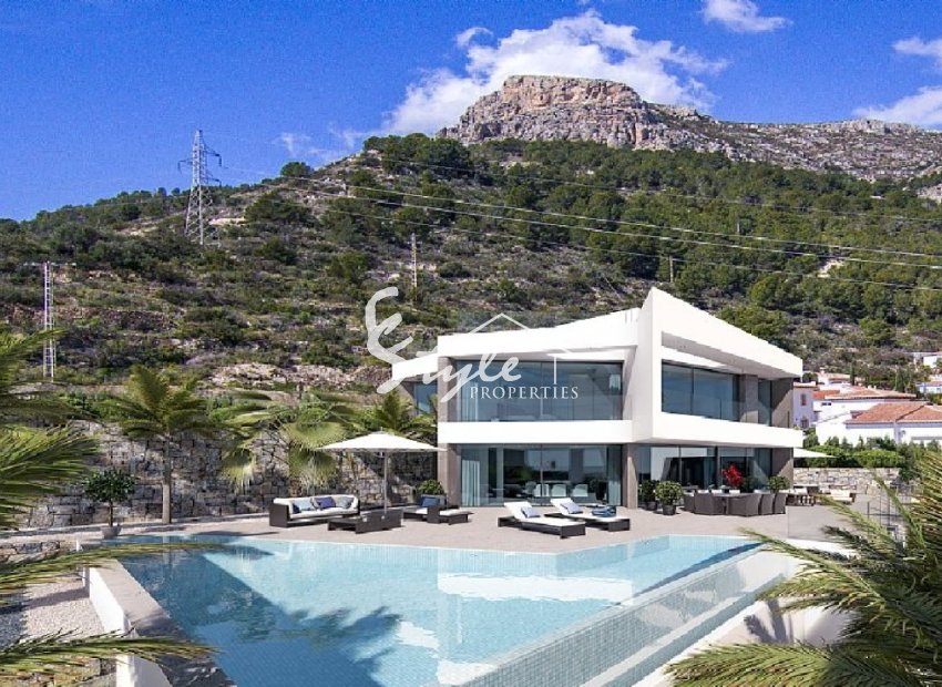 Villa de lujo de obra nueva en venta en Calpe, Costa Blanca, España. ON1501