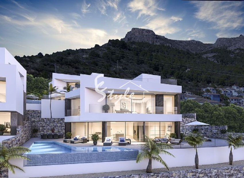 Villa de lujo de obra nueva en venta en Calpe, Costa Blanca, España. ON1501
