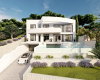 Villa de obra nueva en venta en Altea, Costa Blanca, España. ON1565