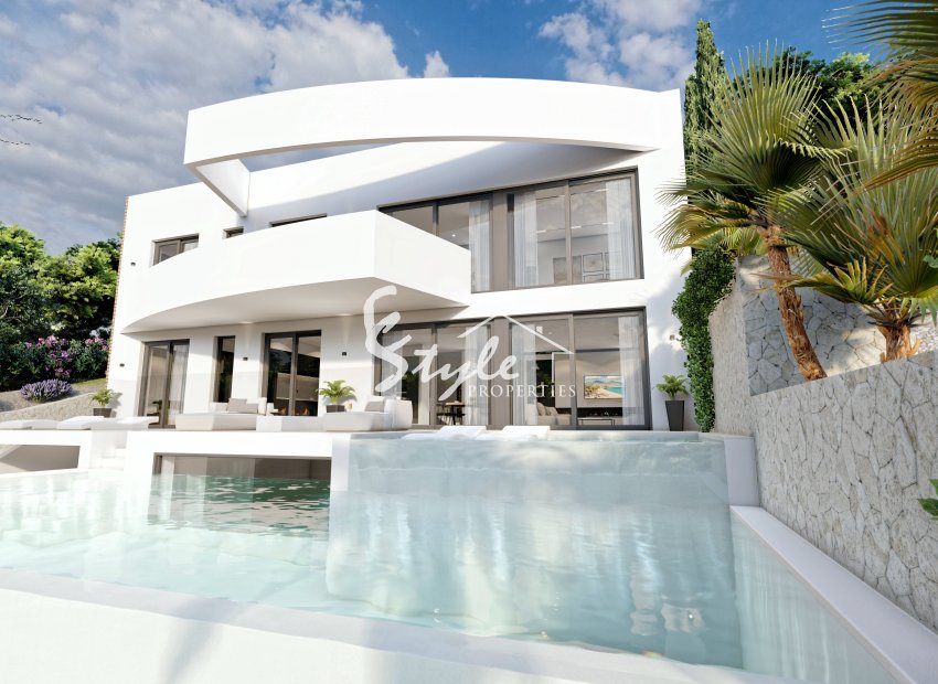 Villa de obra nueva en venta en Altea, Costa Blanca, España. ON1565