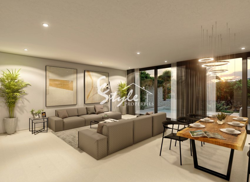 Villa de obra nueva en venta en Altea, Costa Blanca, España. ON1565