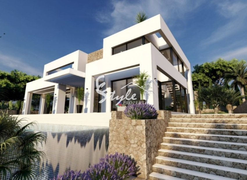 Villa de obra nueva en venta en Benissa, Benidorm, Alicante, Costa Blanca, España. ON1574
