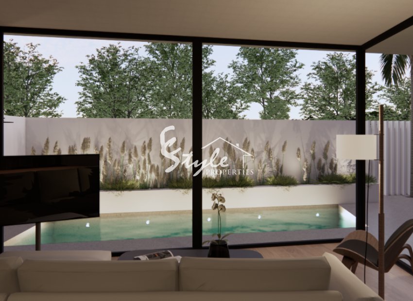 Villa de obra nueva en venta en Pilar de Horadada, Costa Blanca, España. ON1492