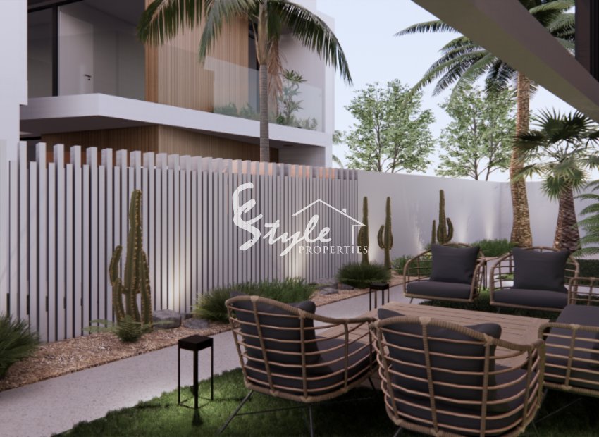 Villa de obra nueva en venta en Pilar de Horadada, Costa Blanca, España. ON1492