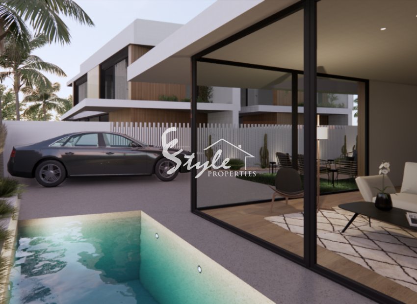 Villa de obra nueva en venta en Pilar de Horadada, Costa Blanca, España. ON1492