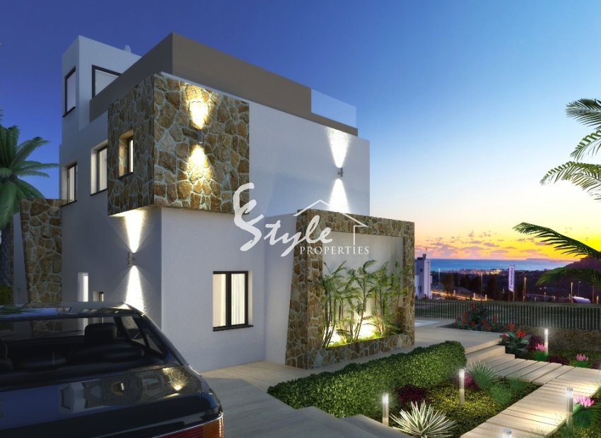 Villas de nueva construcción con vistas panorámicas en Finestrat, Benidorm, Costa Blanca, España