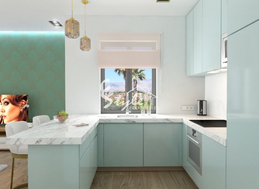 Villas de nueva construcción con vistas panorámicas en Finestrat, Benidorm, Costa Blanca, España