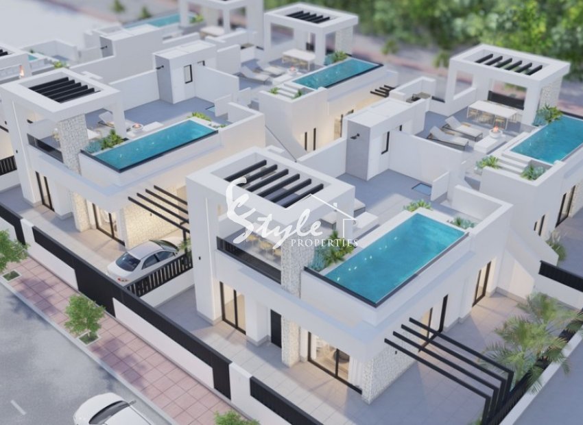 Villas de nueva construcción en venta en Los Alcázares, Murcia, España.ON1787