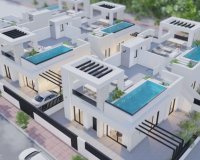 Villas de nueva construcción en venta en Los Alcázares, Murcia, España.ON1787