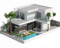 ​Villas de nueva construcción en venta en San Javier, Murcia, España. ON1635