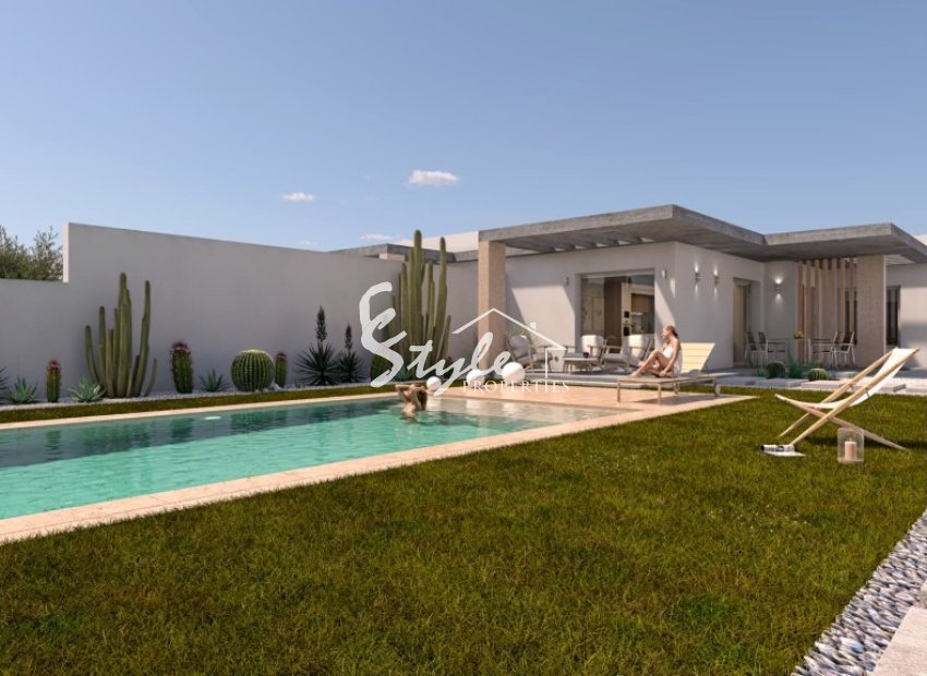 Villas de nueva construcción en venta en Santiago de Ribeira, Murcia, España.ON1652