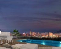 Villas de obra nueva con vista al mar en Finestrat, Costa Blanca, España. ON1476