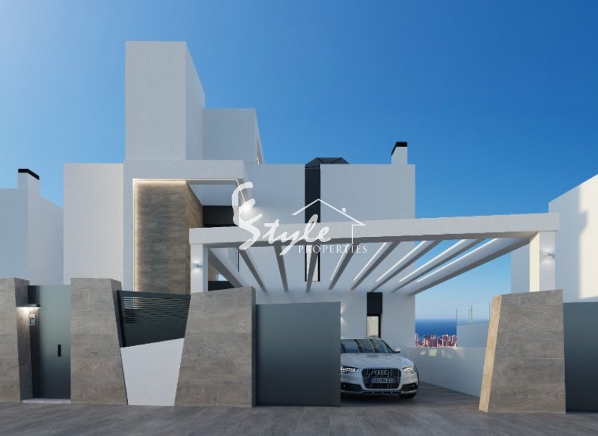 Villas de obra nueva con vista al mar en Finestrat, Costa Blanca, España. ON1476