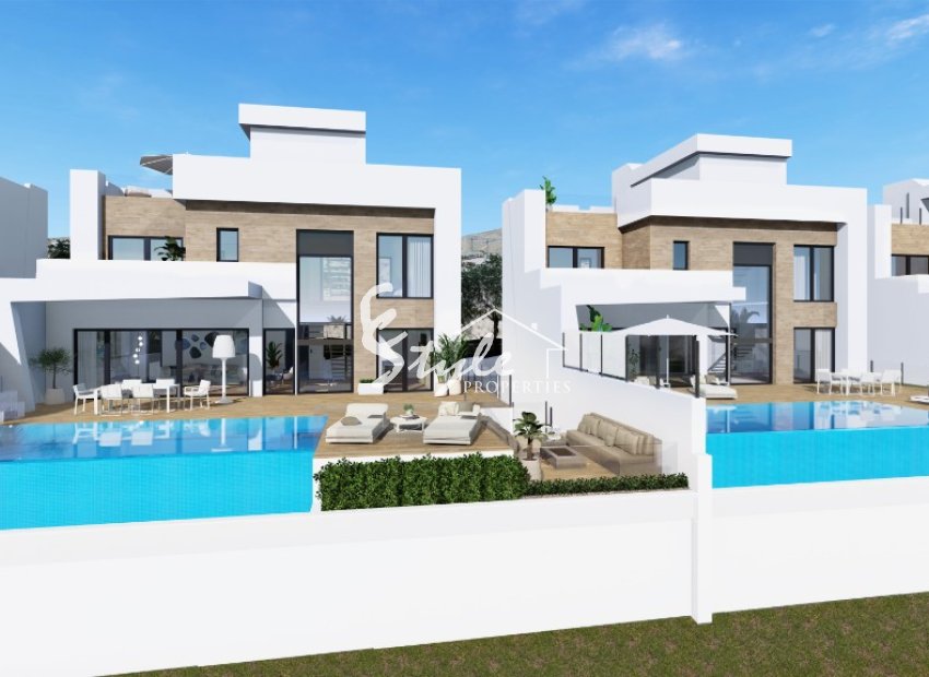 Villas de obra nueva con vista al mar en Finestrat, Costa Blanca, España. ON1476