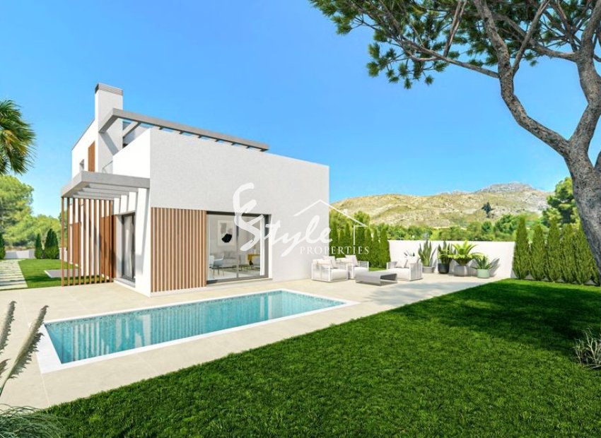Villas de obra nueva en Finestrat, Costa Blanca, España. ON1595
