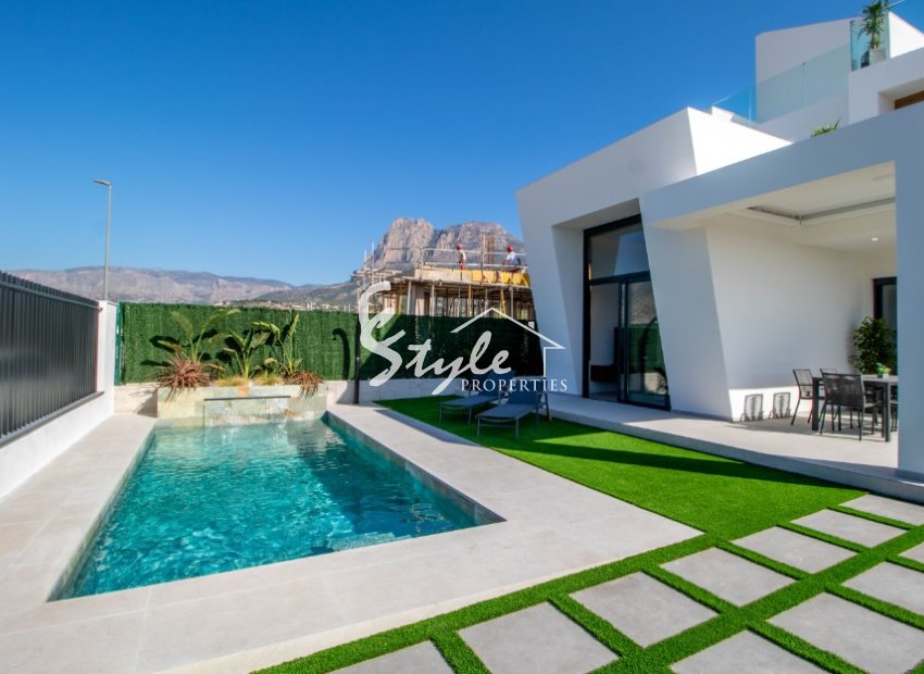 Villas de obra nueva en Finestrat, Costa Blanca, España. ON1622