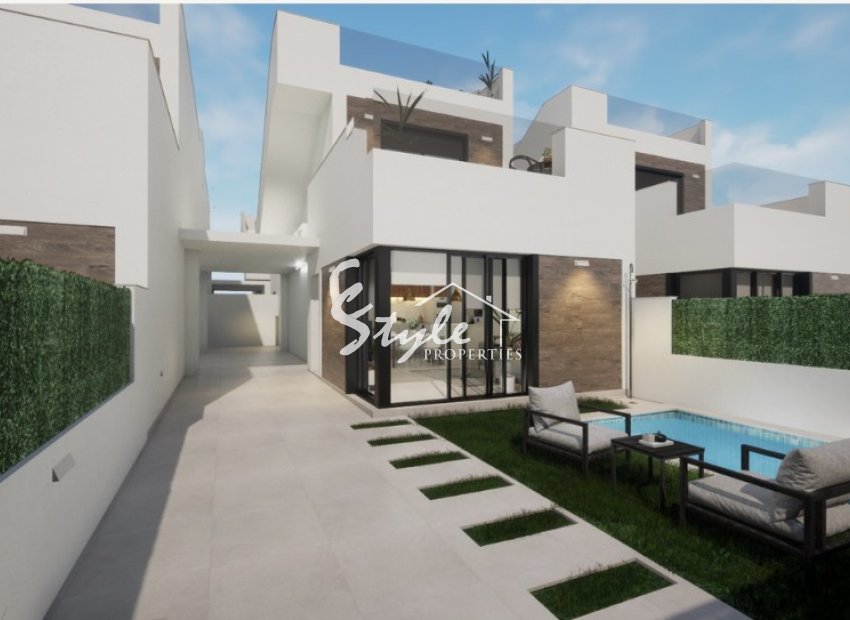 Villas de obra nueva en Los Alcázares, Murcia, Spain. ON1829