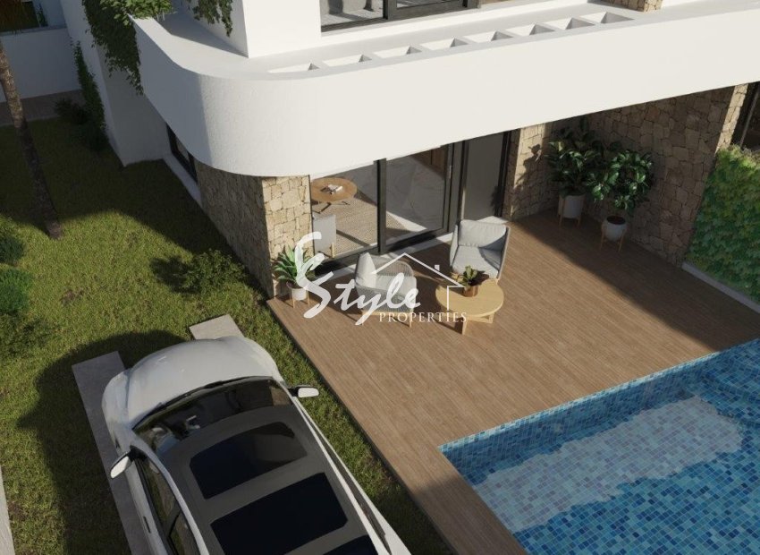 Villas de obra nueva en venta en Los Montesinos, Costa Blanca, España.ON1557