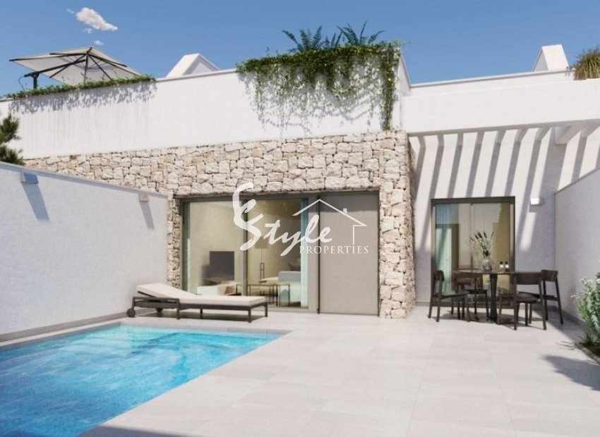 Villas de obra nueva en venta en Pilar de La Horadada, Costa Blanca, España. ON894