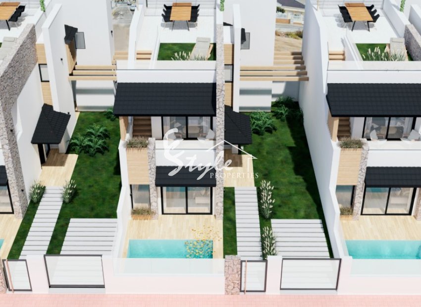 Villas de obra nueva en venta en San Pedro del Pinatar, Murcia, España. ON1628