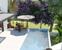 Villas nuevas en venta en Villajoyosa, Costa Blanca, España.ON1603