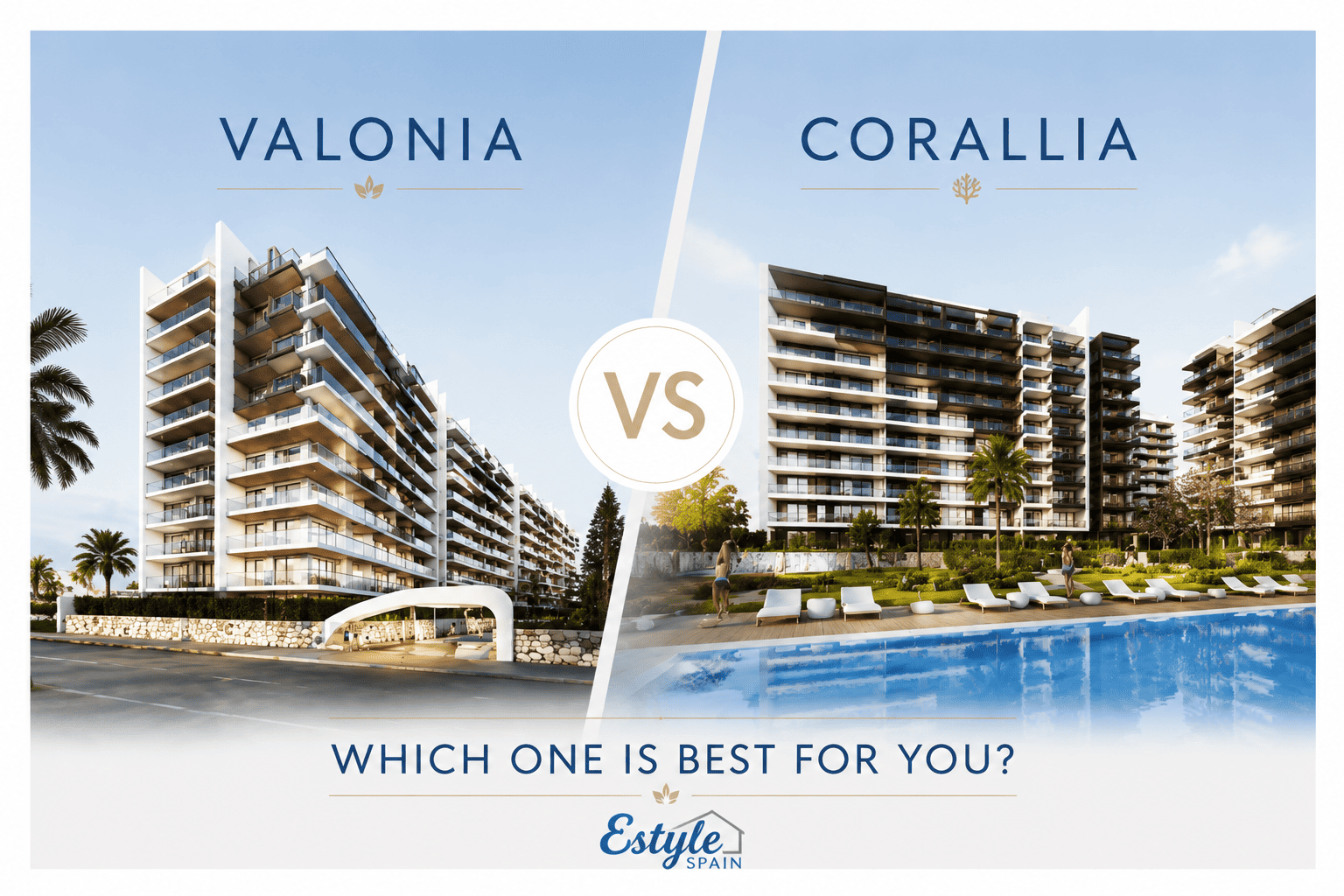 Valonia o Corallia: ¿Qué obra nueva elegir en Punta Prima?