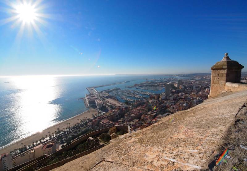  Castle of Santa Bárbara in Alicante, Costa Blanca