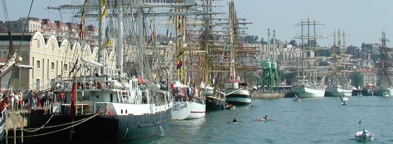 Уникальные корабли пришвартуются в Сантандере для участия в Фестивале моря