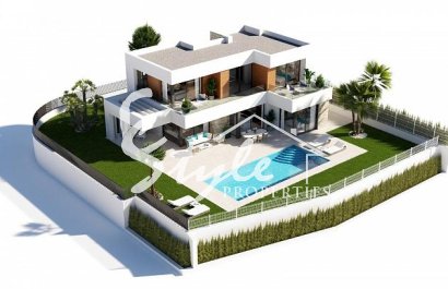 на продажу вилла класса люкс с видом на море в Бенидорме, Коста Бланка