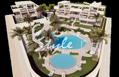 Продаются апартаменты с 2 спальнями в новом жилом комплексе недалеко от Розовой лагуны в Торревьехе, Коста Бланка. ID ON1118