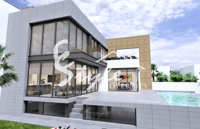 En venta nueva villa cerca del mar en Orihuela Costa, Costa Blanca.ON1248