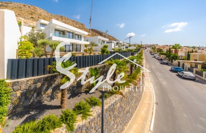 For sale new villa with sea views In Benidorm, Finestrat, Costa Blanca, Spain.ON1249