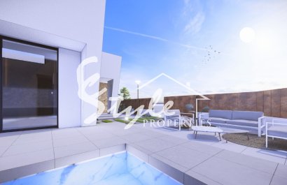 New build villas for sale in San Pedro del Pinatar, Murcia, Spain. ON1429