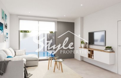 New semi-detached villas for sale in Torrepacheco, Costa Blanca, Spain. ON1462