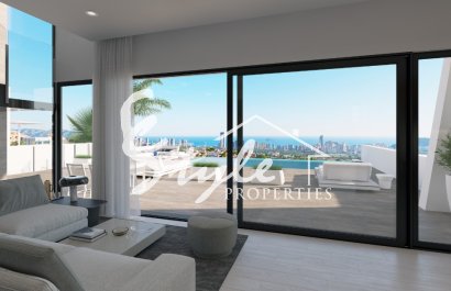 Villas de obra nueva con vista al mar en Finestrat, Costa Blanca, España. ON1476
