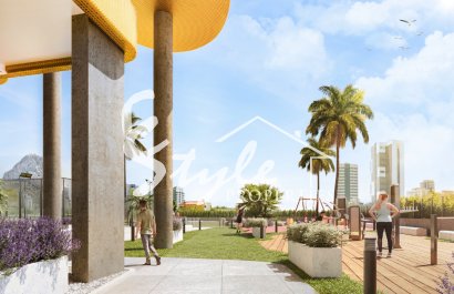 Apartamentos de obra nueva con vistas al mar en Calpe, Alicante, Costa Blanca, España. ON1561